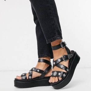 ASOS western sandal, UK 7, US 9, NWOT